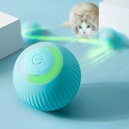 Automatic Rolling Cat Toy: Electric Smart Ball for Indoor Interactive Play and Training