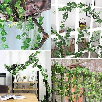 Artificial Ivy Wall Decor: Greenery Garland for Home, Garden, Wedding