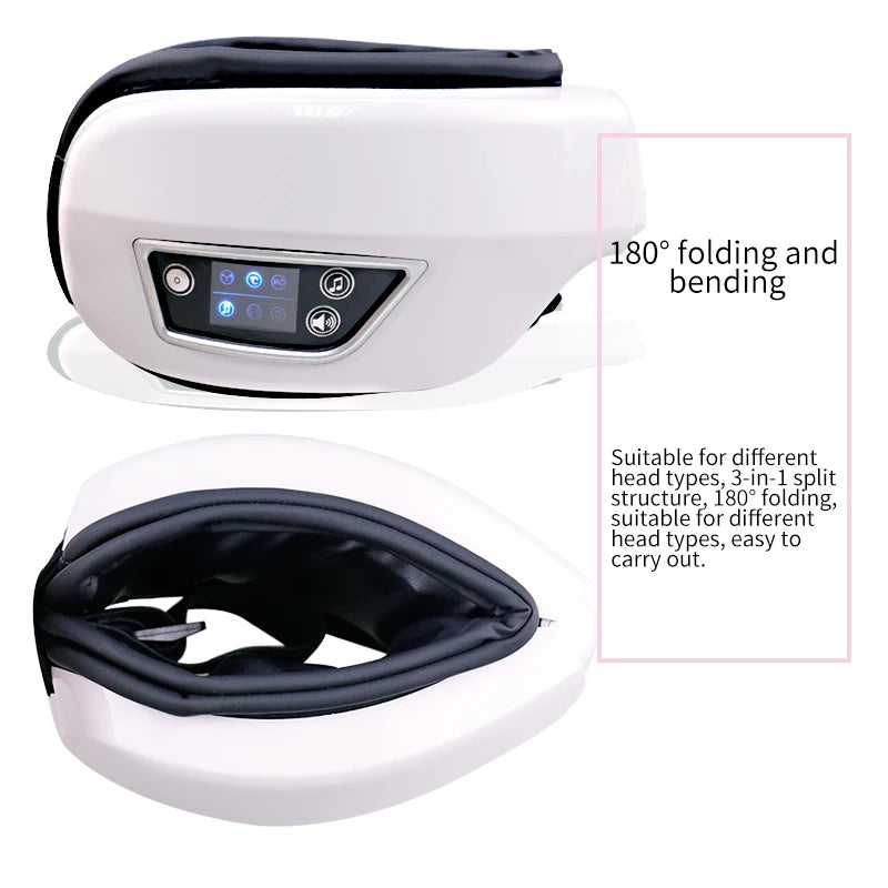 Smart Eye Massager with Heat and Airbag Vibration: Relax and Relieve Fatigue Anywhere