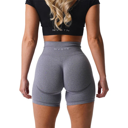 NVGTN Seamless Push Up Booty Shorts: Fitness Sports Gym Clothing for Women