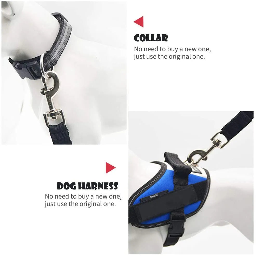 Adjustable Pet Car Seat Belt: Safety Harness Lead Clip for Dogs