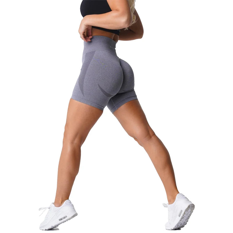 NVGTN Seamless Push Up Booty Shorts: Fitness Sports Gym Clothing for Women