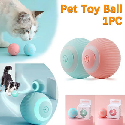 Automatic Rolling Cat Toy: Electric Smart Ball for Indoor Interactive Play and Training