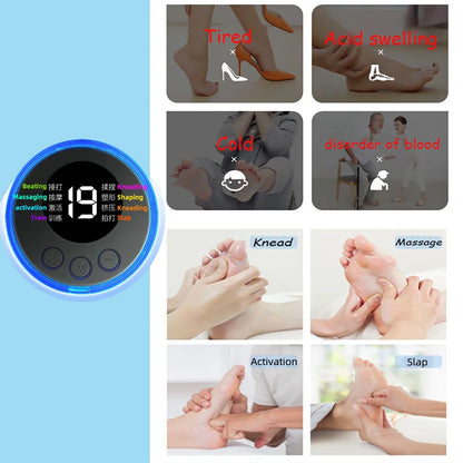 Rechargeable EMS Foot Massager Mat: Relieve Sore Feet at Home