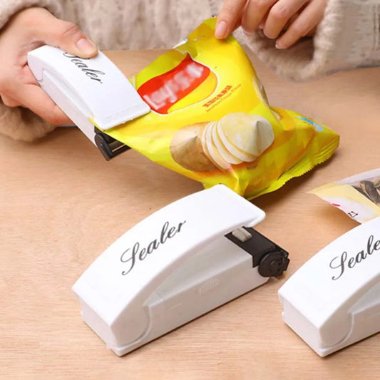 Portable Plastic Heat Bag Sealer: Food Packaging Sealing Machine for Snack Bags