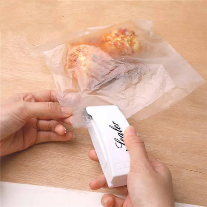 Portable Plastic Heat Bag Sealer: Food Packaging Sealing Machine for Snack Bags