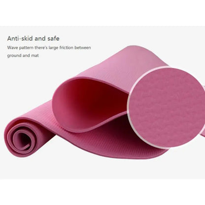 4MM Thick Anti-slip Yoga Mat for Exercise & Pilates