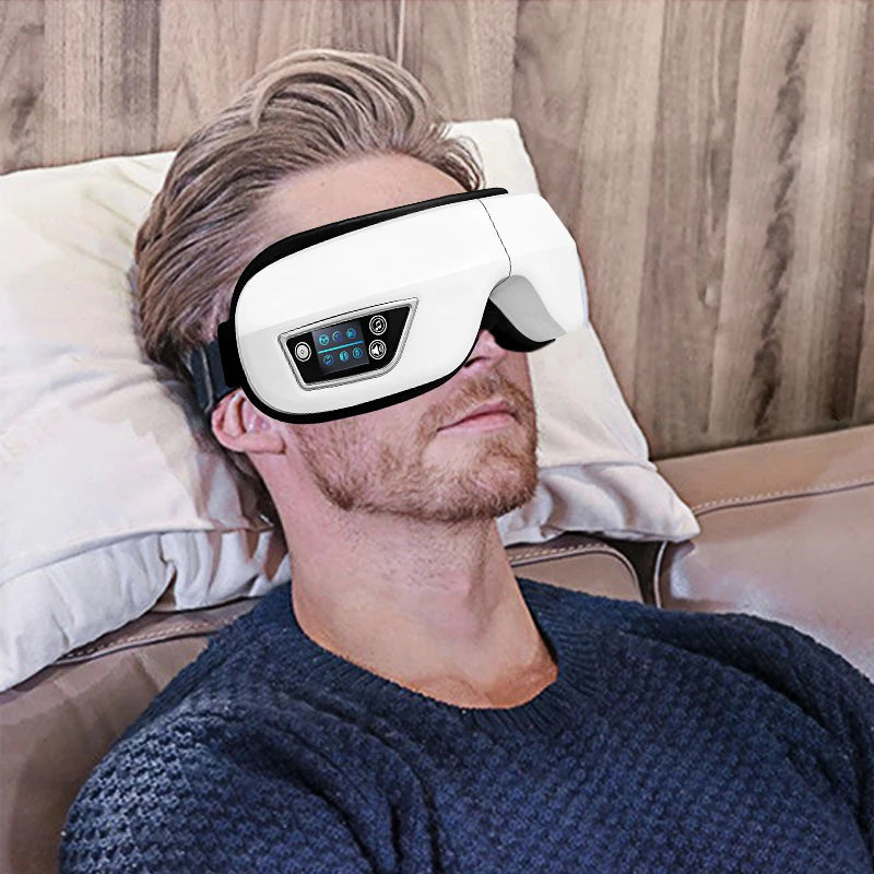 Smart Eye Massager with Heat and Airbag Vibration: Relax and Relieve Fatigue Anywhere