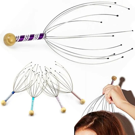 Octopus Head Massager: Scalp Relaxation and Muscle Tension Relief