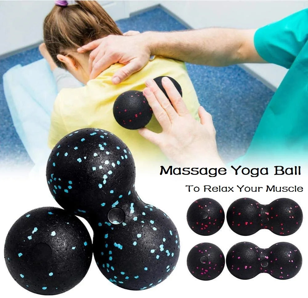 EPP Lacrosse Myofascia Peanut Massage Ball: Relieve Pain & Enhance Fitness