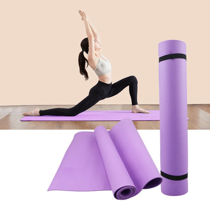 4MM Thick Anti-slip Yoga Mat for Exercise & Pilates