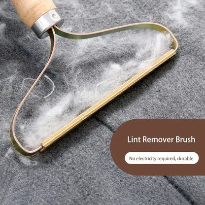 Portable Pet Hair Remover Brush: Manual Lint Roller for Clothes, Furniture, and More